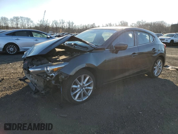2017 Mazda 3 Grand Touring with VIN JM1BN1M35H1140751, listed as a Copart auction lot 80902854 with 61,384 mi miles and Salvage Title. Bid and sale history available at DreamBid. Image 1.