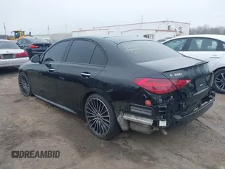2022 Mercedes-Benz C 300 with VIN W1KAF4HB9NR044877, listed as a IAAI auction lot 41476398 with Not Provided miles and . Bid and sale history available at DreamBid. Image 3.