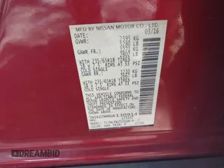 2016 Nissan Murano S z VIN 5N1AZ2MH6GN130914, wystawiony jako IAAI lot #42269411 z przebiegiem 103 231 mil mil oraz . Historia ofert i sprzedaży dostępna na DreamBid. Obrazek 9.