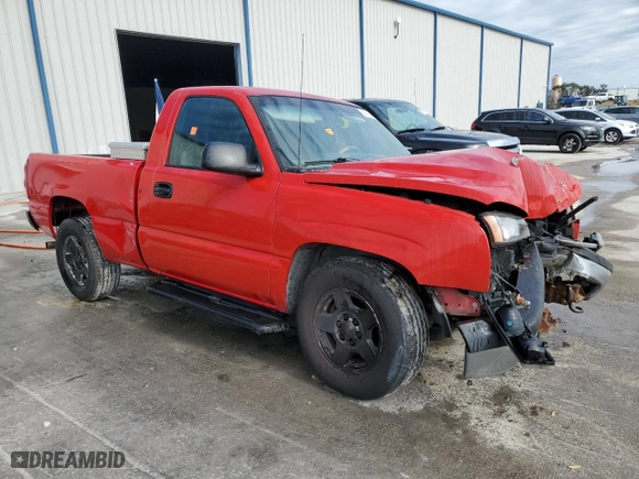 2007 Chevrolet Silverado 1500 Classic Work Truck with VIN 3GCEC14X47G162844, listed as a Copart auction lot 88727495 with 153,167 mi miles and Salvage Title. Bid and sale history available at carsss.com. Image 4.