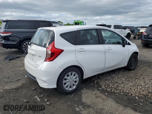 2017 Nissan Note SL with VIN 3N1CE2CP9HL354975, listed as a Copart auction lot 57454965 with 98,551 mi miles and Salvage title. Bid and sale history available at DreamBid. Image 3.