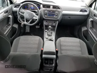 2023 Volkswagen Tiguan S with VIN 3VVFB7AX1PM119581, listed as a Copart auction lot 56563355 with 17,675 mi miles and Salvage title. Bid and sale history available at DreamBid. Image 8.