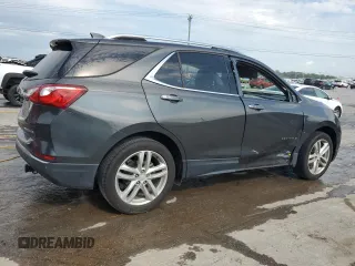 2018 Chevrolet Equinox Premier with VIN 2GNAXVEV6J6103568, listed as a Copart auction lot 55321755 with 67,471 mi miles and Salvage Title. Bid and sale history available at DreamBid. Image 3.