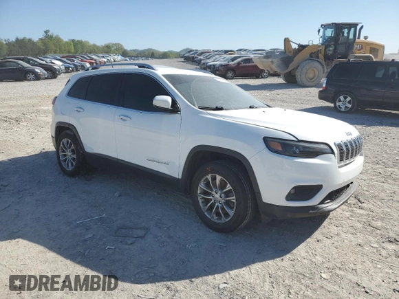 2020 Jeep Cherokee Latitude Plus with VIN 1C4PJLLB6LD552299, listed as a Copart auction lot 53294425 with 98,813 mi miles and Salvage title. Bid and sale history available at DreamBid. Image 4.