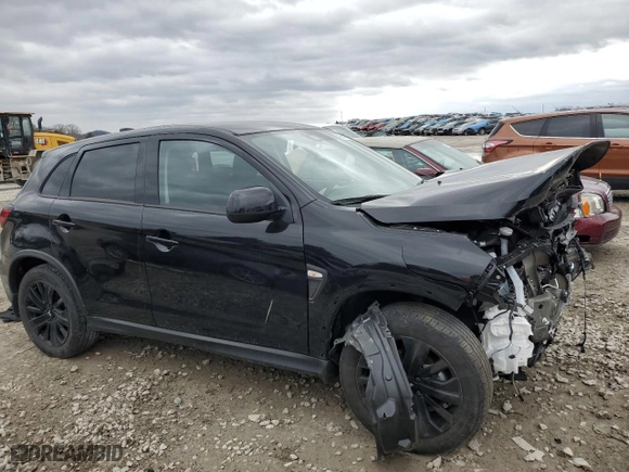 2023 Mitsubishi Outlander Sport ES with VIN JA4ARUAU9PU014513, listed as a Copart auction lot 49543745 with 20,492 mi miles and Salvage Title. Bid and sale history available at carsss.com. Image 4.