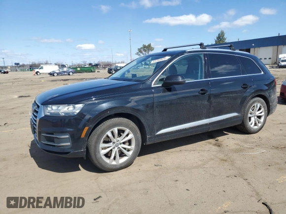 2017 Audi Q7 Premium Plus z VIN WA1LAAF79HD016667, wystawiony jako Copart lot #51255925 z przebiegiem 141 949 mil mil oraz Szkoda całkowita • Salvage title. Historia ofert i sprzedaży dostępna na DreamBid. Obrazek 1.