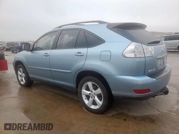 2007 Lexus RX 350 with VIN 2T2HK31U07C026996, listed as a Copart auction lot 54485515 with 46,584 mi miles and Salvage Title. Bid and sale history available at DreamBid. Image 2.