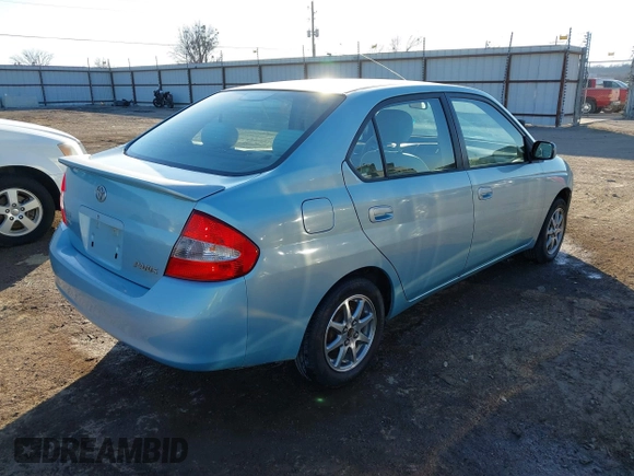 2001 Toyota Prius with VIN JT2BK12U110032698, listed as a IAAI auction lot 41379835 with 140,893 mi miles. Bid and sale history available at carsss.com. Image 4.