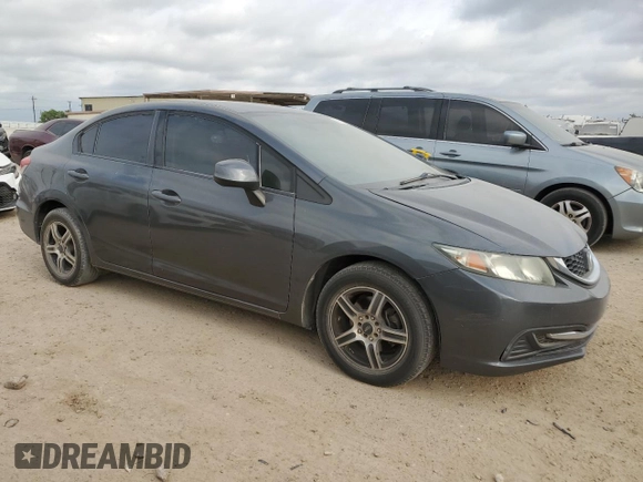 2013 Honda Civic LX z VIN 2HGFB2F55DH300459, wystawiony jako Copart lot #53210385 z przebiegiem 161 534 mil mil oraz Czysty tytuł • Clean title. Historia ofert i sprzedaży dostępna na DreamBid. Obrazek 4.