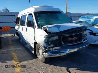 1998 GMC Savana Cargo Van YF7 with VIN 1GDFG15R5W1014364, listed as a IAAI auction lot 41578281 with 168,915 mi miles. Bid and sale history available at carsss.com. Image 1.