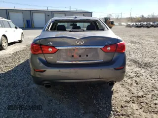 2017 Infiniti Q50 Red Sport 400 with VIN JN1FV7ARXHM870167, listed as a Copart auction lot 80532034 with 41,643 mi miles and Salvage Title. Bid and sale history available at carsss.com. Image 6.