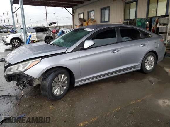 2016 Hyundai Sonata Hybrid SE with VIN KMHE24L17GA023593, listed as a Copart auction lot 39782034 with 79,575 mi miles. Bid and sale history available at carsss.com. Image 1.