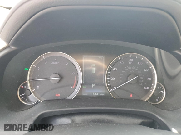 2022 Lexus RX 350 with VIN 2T2HZMAA2NC226184, listed as a Copart auction lot 55762575 with 18,331 mi miles and Salvage Title. Bid and sale history available at DreamBid. Image 9.