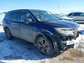 2018 Honda Pilot EX-L with VIN 5FNYF6H50JB026024, listed as a IAAI auction lot 41424404 with 56,030 mi miles. Bid and sale history available at carsss.com. Image 1.
