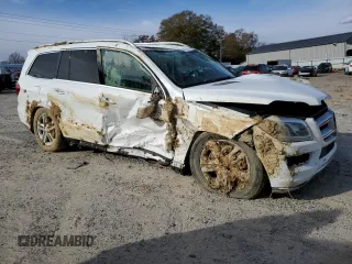 2016 Mercedes-Benz GL with VIN 4JGDF6EE6GA681871, listed as a Copart auction lot 81602254 with 80,138 mi miles and Salvage Title. Bid and sale history available at carsss.com. Image 4.