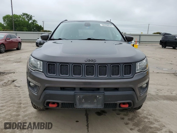 2019 Jeep Compass Trailhawk with VIN 3C4NJDDB0KT618740, listed as a Copart auction lot 55338045 with 149,121 mi miles and Clean Title. Bid and sale history available at carsss.com. Image 5.