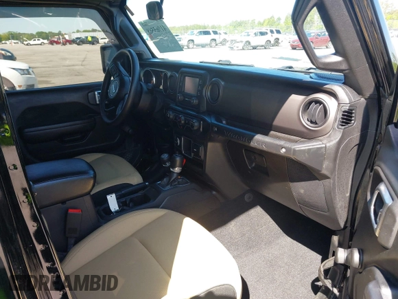 2018 Jeep Wrangler Unlimited Sport with VIN 1C4HJXDN3JW198375, listed as a IAAI auction lot 41965568 with 106,418 mi miles and . Bid and sale history available at DreamBid. Image 5.