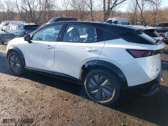 2023 Nissan ARIYA PLATINUM+ with VIN JN1DF0CD3PM708277, listed as a Copart auction lot 85695554 with 4,060 mi miles and Salvage Title. Bid and sale history available at carsss.com. Image 2.