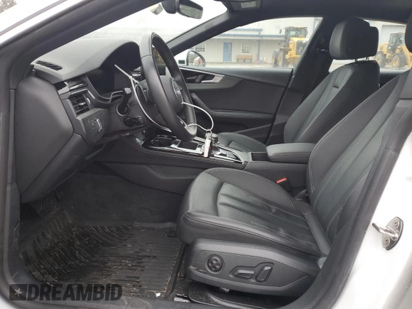 2020 Audi A5 Sportback Premium Plus with VIN WAUCNCF54LA001487, listed as a Copart auction lot 39459044 with 64,816 mi miles. Bid and sale history available at carsss.com. Image 7.
