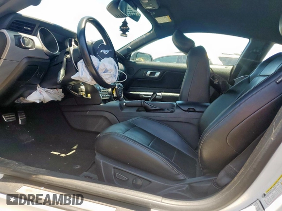 2022 Ford Mustang EcoBoost with VIN 1FA6P8TH6N5100254, listed as a Copart auction lot 53247395 with 75,098 mi miles and Salvage title. Bid and sale history available at DreamBid. Image 7.