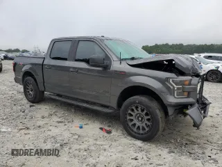2017 Ford F-150 XL with VIN 1FTEW1CP6HFC55621, listed as a Copart auction lot 61406755 with 168,022 mi miles and Salvage title. Bid and sale history available at DreamBid. Image 4.