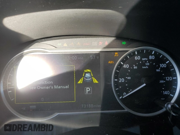 2020 Nissan Kicks SV with VIN 3N1CP5CV3LL550168, listed as a Copart auction lot 77074864 with 73,188 mi miles and Non Repairable. Bid and sale history available at DreamBid. Image 9.