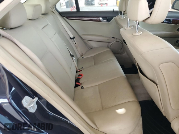 2009 Mercedes-Benz C 300 Sport with VIN WDDGF54X19R077346, listed as a Copart auction lot 59682095 with 142,534 mi miles and Salvage title. Bid and sale history available at DreamBid. Image 10.