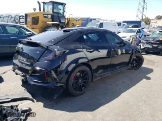 2021 Honda Civic Type R Touring with VIN SHHFK8G79MU202783, listed as a Copart auction lot 70023424 with 0 mi miles and Non Repairable. Bid and sale history available at carsss.com. Image 3.