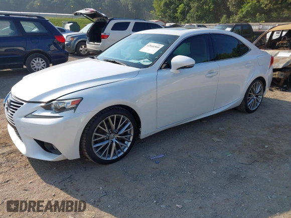 2014 Lexus IS 250 with VIN JTHCF1D27E5010613, listed as a IAAI auction lot 42646960 with 150,962 mi miles and . Bid and sale history available at DreamBid. Image 17.
