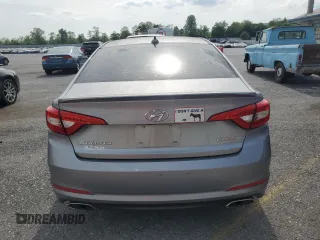 2015 Hyundai Sonata Sport with VIN 5NPE34AF8FH126531, listed as a Copart auction lot 56660495 with 132,099 mi miles and Salvage title. Bid and sale history available at DreamBid. Image 6.