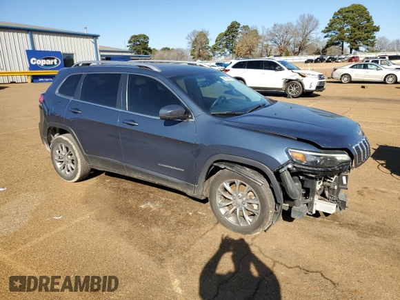2021 Jeep Cherokee Latitude Lux with VIN 1C4PJLMX2MD218220, listed as a Copart auction lot 88134925 with 62,338 mi miles and Salvage Title. Bid and sale history available at carsss.com. Image 4.