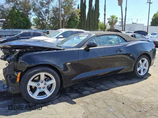 2023 Chevrolet Camaro 1LT with VIN 1G1FB3DX7P0140563, listed as a Copart auction lot 57287315 with 46,909 mi miles and Non repairable. Bid and sale history available at DreamBid. Image 1.