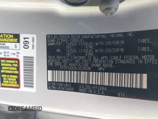2020 Toyota Sienna XLE Auto Access Seat with VIN 5TDYZ3DC8LS029598, listed as a IAAI auction lot 42141922 with 47,347 mi miles and . Bid and sale history available at DreamBid. Image 9.