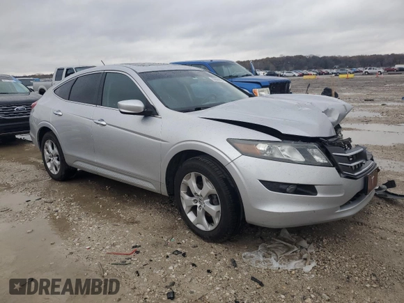 2011 Honda Accord Crosstour EX-L with VIN 5J6TF2H5XBL004253, listed as a Copart auction lot 80669864 with 161,747 mi miles and Salvage Title. Bid and sale history available at carsss.com. Image 4.