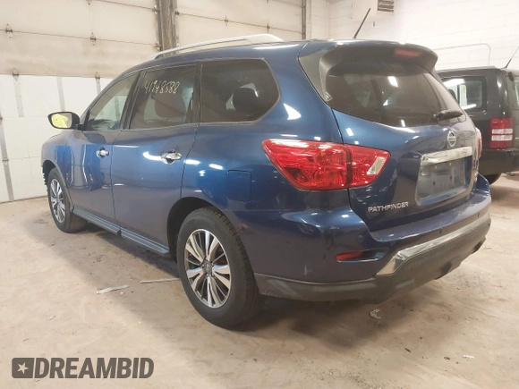 2018 Nissan Pathfinder SL with VIN 5N1DR2MM5JC654942, listed as a IAAI auction lot 41948588 with 86,490 mi miles and . Bid and sale history available at DreamBid. Image 3.