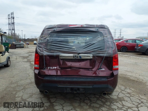 2012 Honda Pilot EX-L with VIN 5FNYF4H65CB045796, listed as a IAAI auction lot 39867772 with 104,061 mi miles. Bid and sale history available at carsss.com. Image 16.