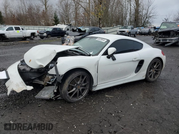 2014 Porsche Cayman с VIN WP0AA2A81EK172051, выставлен на аукционе Copart как лот 86326644 с пробегом Не указан миль и Списание • Salvage title. История ставок и продаж доступна на DreamBid. Изображение 1.