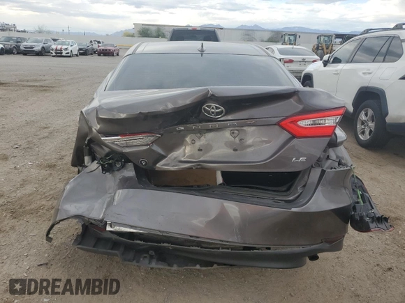 2019 Toyota Camry LE with VIN 4T1B11HK2KU217476, listed as a Copart auction lot 52567925 with 84,416 mi miles and Salvage Title. Bid and sale history available at carsss.com. Image 6.
