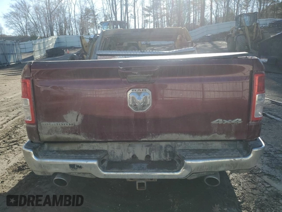2022 Ram 1500 Big Horn z VIN 1C6SRFBT1NN162956, wystawiony jako Copart lot #49651225 z przebiegiem Nie podano mil oraz Szkoda całkowita • Salvage title. Historia ofert i sprzedaży dostępna na DreamBid. Obrazek 6.