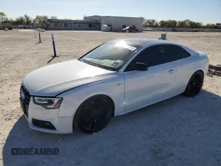 2016 Audi S5 Premium Plus with VIN WAUC4AFR7GA016081, listed as a Copart auction lot 83430374 with 112,273 mi miles and Salvage Title. Bid and sale history available at carsss.com. Image 1.
