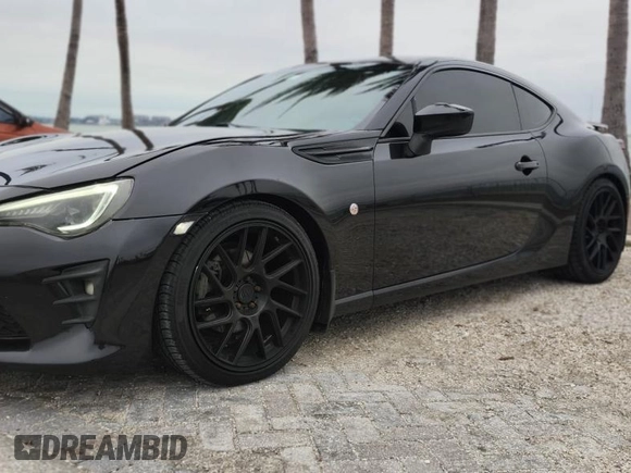 2017 Toyota 86 with VIN JF1ZNAA18H9706314, listed as a Copart auction lot 43111575 with 109,600 mi miles and Salvage Title. Bid and sale history available at carsss.com. Image 2.