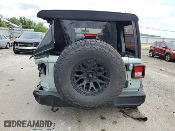 2023 Jeep Wrangler Sport S z VIN 1C4HJXDN7PW681537, wystawiony jako Copart lot #63458155 z przebiegiem 18 602 mil mil oraz Szkoda całkowita • Salvage title. Historia ofert i sprzedaży dostępna na DreamBid. Obrazek 6.