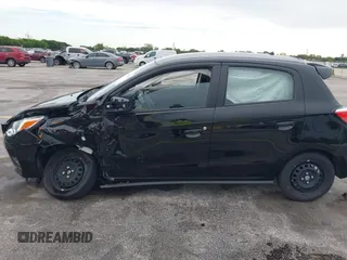 2024 Mitsubishi Mirage ES с VIN ML32AUHJ7RH022640, выставлен на аукционе IAAI как лот 42382228 с пробегом 6 928 миль миль и . История ставок и продаж доступна на DreamBid. Изображение 6.