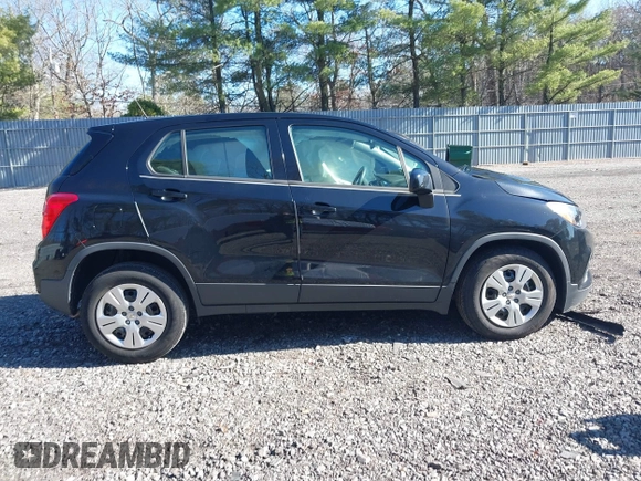 2017 Chevrolet Trax LS with VIN 3GNCJKSB0HL158137, listed as a IAAI auction lot 41856941 with 33,619 mi miles. Bid and sale history available at carsss.com. Image 13.