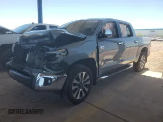 2021 Toyota Tundra Limited with VIN 5TFHY5F16MX007945, listed as a Copart auction lot 56339505 with 70,981 mi miles and Salvage title. Bid and sale history available at DreamBid. Image 1.