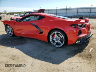 2023 Chevrolet Corvette 2LT with VIN 1G1YB2D44P5116636, listed as a Copart auction lot 74525944 with 2,027 mi miles and Salvage title. Bid and sale history available at DreamBid. Image 2.