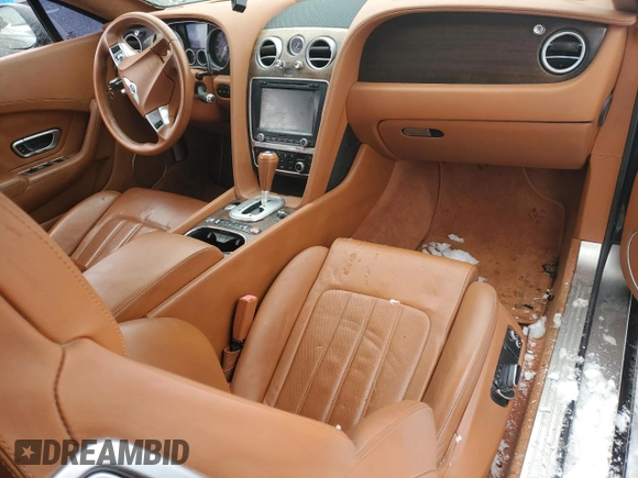 2013 Bentley Continental GT with VIN SCBFT7ZA6DC083298, listed as a Copart auction lot 44535825 with Not Provided miles and Clean Title. Bid and sale history available at DreamBid. Image 8.