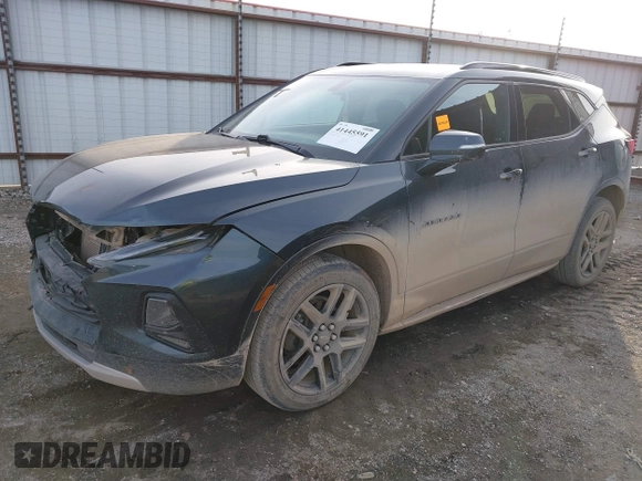 2019 Chevrolet Blazer with VIN 3GNKBCRS9KS692710, listed as a IAAI auction lot 41445591 with 87,216 mi miles and . Bid and sale history available at DreamBid. Image 2.