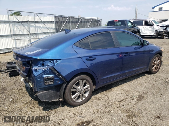 2017 Hyundai Elantra Limited z VIN 5NPD84LF4HH142173, wystawiony jako Copart lot #62521044 z przebiegiem 98 758 mil mil oraz Szkoda całkowita • Salvage title. Historia ofert i sprzedaży dostępna na DreamBid. Obrazek 3.