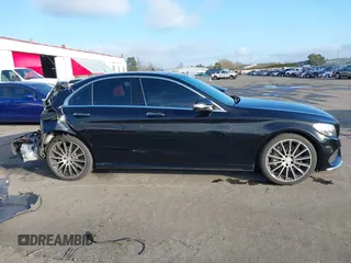 2015 Mercedes-Benz C-Class C 400 with VIN 55SWF6GB8FU009637, listed as a IAAI auction lot 41371322 with 77,248 mi miles. Bid and sale history available at carsss.com. Image 14.